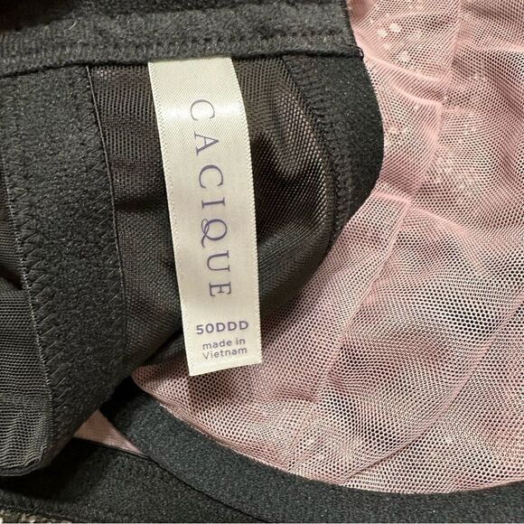 CACIQUE THE SERIOUSLY SEXY COLLECTION LACE UNLINED BALCONETTE BRA 50DDD NWT - Picture 8 of 11